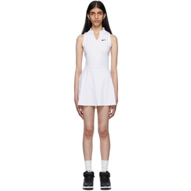 Nike White Dri-FIT Victory Sport Dress 221011F551001