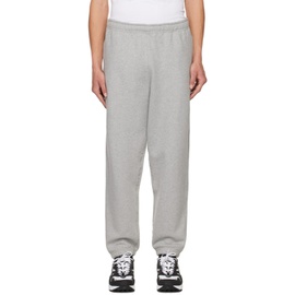 Nike Gray Solo Swoosh Lounge Pants 222011M190048