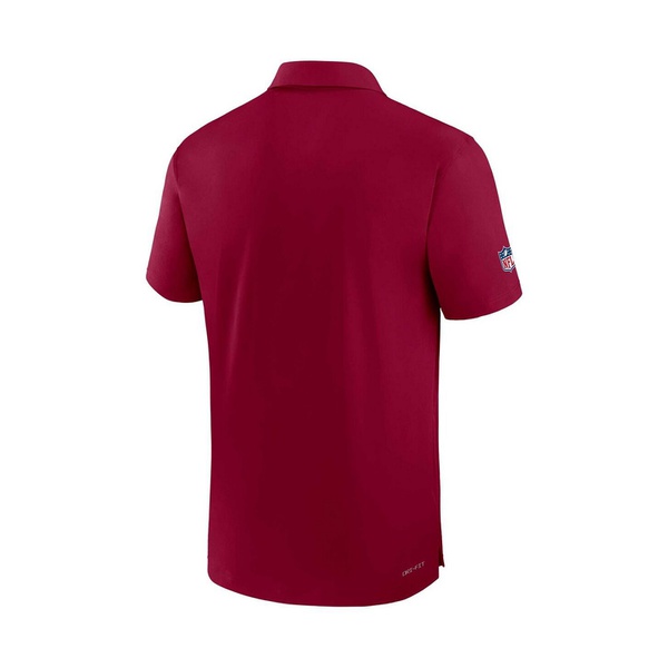 나이키 Nike Mens Burgundy Washington Commanders Sideline Coaches Dri-FIT Polo Shirt 17924838