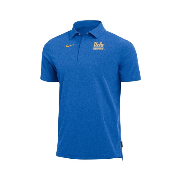 나이키 Nike Mens Heathered Blue UCLA B루이 RUINS 2022 Coach Performance Polo Shirt 15650486