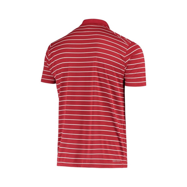 나이키 Nike Mens Crimson Washington State Cougars Victory Stripe Performance Polo Shirt 16628497