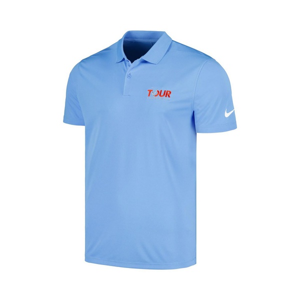 나이키 Nike Mens Light Blue TOUR Championship Performance Victory Polo Shirt 17170556
