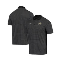 Nike Mens Black Colorado Buffaloes Stadium Stripe Primary Logo Performance Polo Shirt 16047124