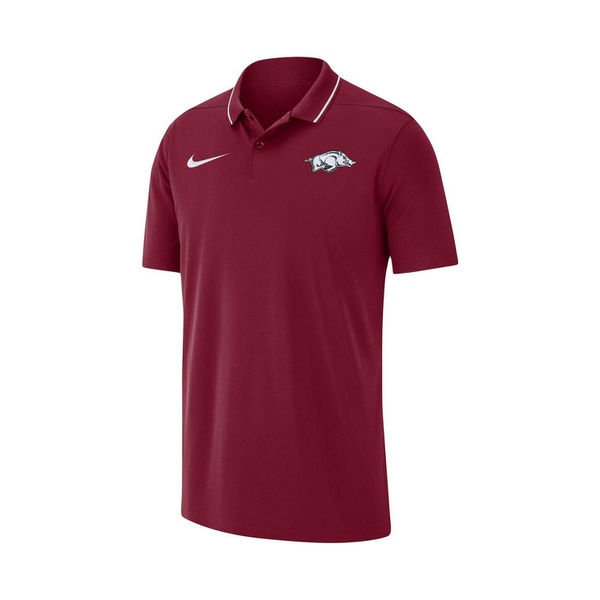 나이키 Nike Mens Cardinal Arkansas Razorbacks 2023 Coaches Performance Polo Shirt 17953084