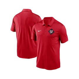 Nike Mens Red Washington Nationals Diamond Icon Franchise Performance Polo Shirt 14347726