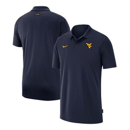 Nike Mens Navy West Virginia 모우 Mountaineers 2021 Early Season Victory Coaches Performance Polo 13063933