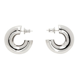 넘버링 Numbering Silver Double Hoop Earrings 232439M144025