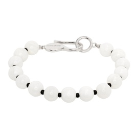 넘버링 Numbering White Mother-Of-Pearl Beads Bracelet 241439F020013
