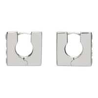 넘버링 Numbering Silver Square Earrings 232439F022011