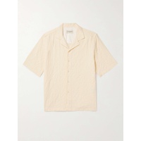 OFFICINE GEENEERALE Eren Camp-Collar Cotton-Blend Seersucker Shirt 1647597307318569