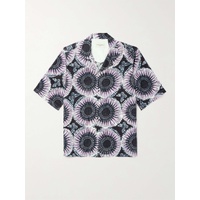 OFFICINE GEENEERALE Eren Camp-Collar Printed Brushed-Cotton Shirt 1647597307318718