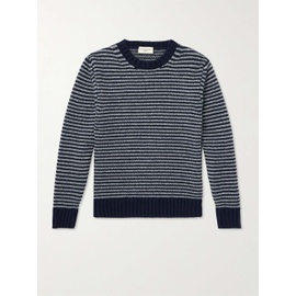 OFFICINE GEENEERALE Marco Striped Merino Wool-Blend Sweater 1647597314272382