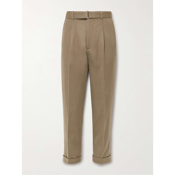  OFFICINE GEENEERALE 휴고 Hugo Tapered Belted Cotton-Blend Corduroy Suit Trousers 1647597314272390