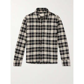 OFFICINE GEENEERALE Harring Checked Cotton-Flannel Overshirt 1647597314261498