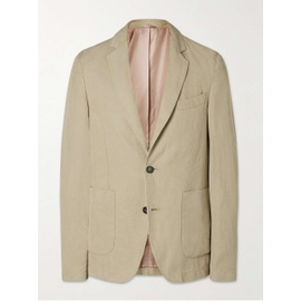 OFFICINE GEENEERALE Nehemiah Garment-Dyed Lyocell, Linen and Cotton-Blend Suit Jacket 1647597323989406