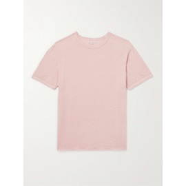 OFFICINE GEENEERALE Garment-Dyed Linen-Blend T-Shirt 1647597327840838