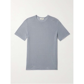 OFFICINE GEENEERALE Garment-Dyed TENCEL Lyocell and Linen-Blend T-Shirt 1647597323989412