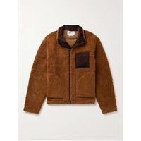 OLIVER SPENCER Bembridge Cotton-Corduroy Trimmed Faux Shearling Jacket 1647597314187935