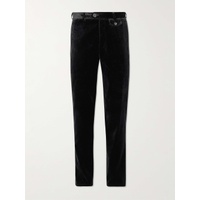 OLIVER SPENCER Fishtail Slim-Fit Cotton-Velvet Suit Trousers 1647597318970672