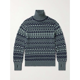 OLIVER SPENCER Talbot Wool-Jacquard Rollneck Sweater 1647597323933866