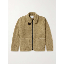 OLIVER SPENCER Lambeth Corduroy-Trimmed Fleece Jacket 1647597323933871