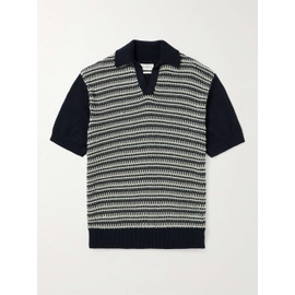 OLIVER SPENCER Penhale Organic Cotton-Jacquard Polo Shirt 1647597327819532