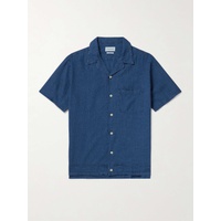 OLIVER SPENCER Camp-Collar Linen and Cotton-Blend Shirt 1647597327819525