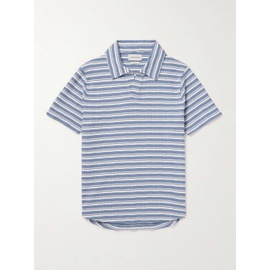 OLIVER SPENCER Austell Striped Knitted Polo Shirt 1647597338769169