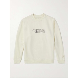 ONE OF THESE DAYS Printed Cotton-Jersey Sweatshirt 1647597297393857