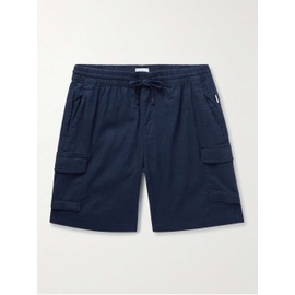 ONIA Straight-Leg Linen-Blend Drawstring Cargo Shorts 1647597286553546