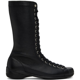 OPEN YY Black Lace Up Training Boots 241731F114001