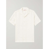 ORLEBAR BROWN Hibbert Camp-Collar Linen-Blend Jacquard Shirt 1647597307735900