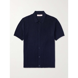 ORLEBAR BROWN Tiernan Ribbed Cotton Polo Shirt 1647597323823257