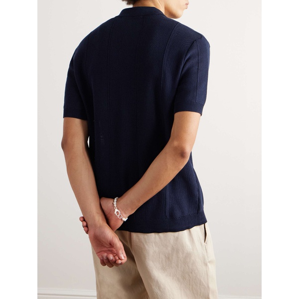  ORLEBAR BROWN Tiernan Ribbed Cotton Polo Shirt 1647597323823257