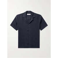ORLEBAR BROWN Maitan Camp-Collar Linen Shirt 1647597323830657