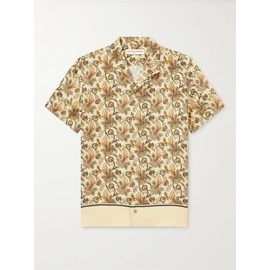 ORLEBAR BROWN Hibbert Camp-Collar Paisley-Print Linen-Blend Shirt 1647597307746432