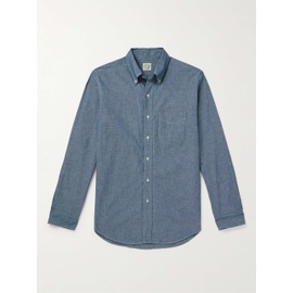 ORSLOW Button-Down Collar Cotton-Chambray Shirt 1647597318939702