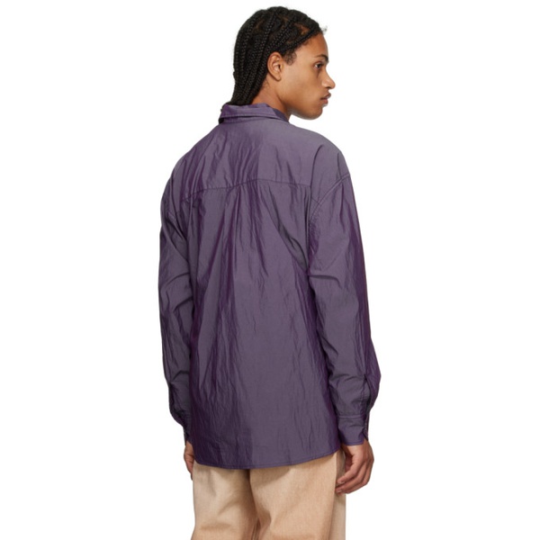  아워 레가시 OUR LEGACY Purple Borrowed Shirt 232803M192009