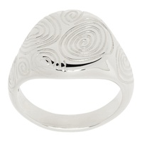 Octi Silver River Signet Ring 241871M147012