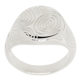 Octi Silver River Signet Ring 241871M147012