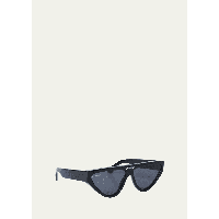 오프화이트 Off-White Mens Gustav Logo-Bridge Contemporary Sunglasses 4404859