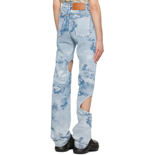  오프화이트 Off-White Blue Sky Meteor Cool Jeans 231607F069023