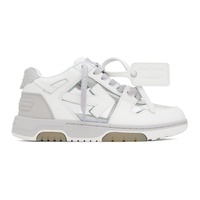 오프화이트 Off-White Gray & White Out Of Office Sneakers 231607M237067