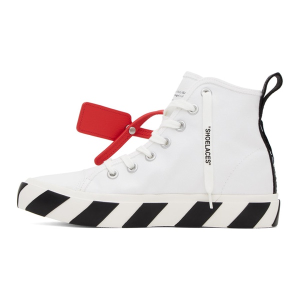  오프화이트 Off-White White Vulcanized Sneakers 232607M236017