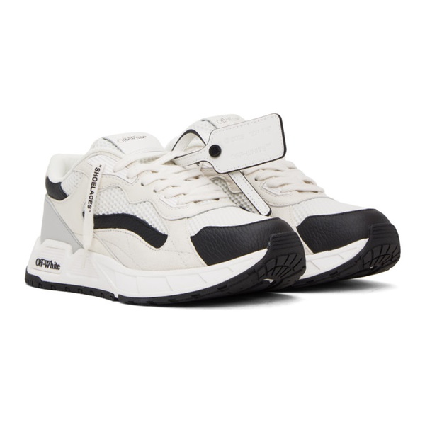  오프화이트 Off-White White & Black Kick Off Sneakers 241607M237033