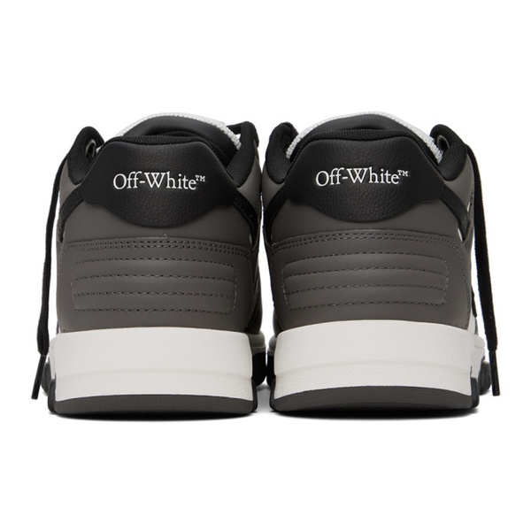  오프화이트 Off-White Gray & White Out Of Office Sneakers 241607M237022