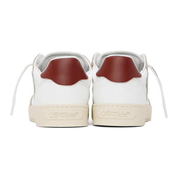  오프화이트 Off-White White & Red 5.0 Sneakers 241607M237020