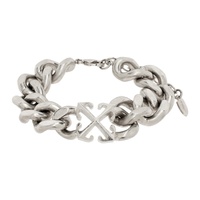 오프화이트 Off-White Silver Arrow Chain Bracelet 241607M142004