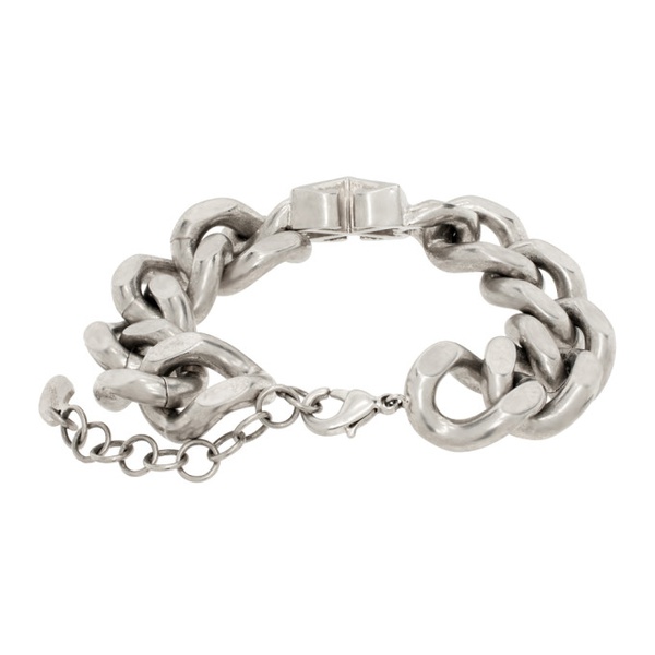 오프화이트 Off-White Silver Arrow Chain Bracelet 241607M142004