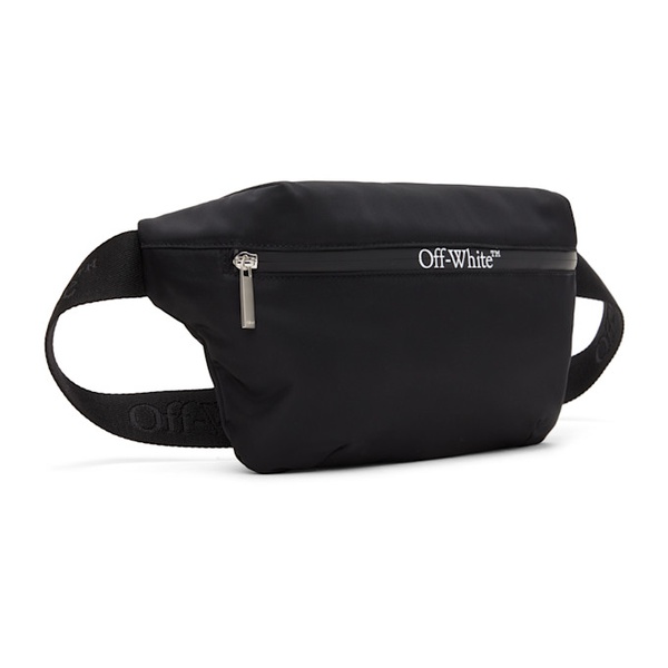  오프화이트 Off-White Black Outdoor Belt Bag 241607M171004